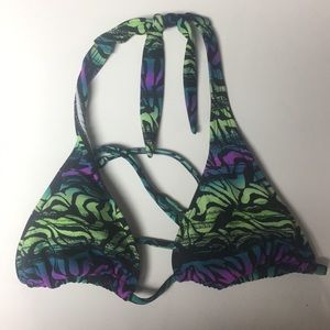 Multi-Color Bikini Top 💜💚🖤